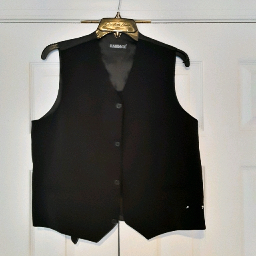 Boy's Black Barrage Suit Vest
